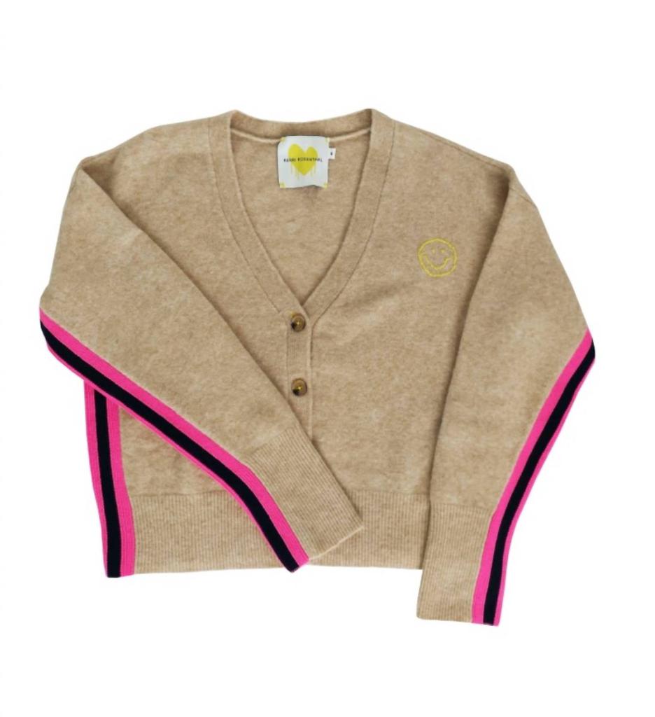 KERRI ROSENTHAL Women's Cashmere Nomad Cardigan In Light Brown