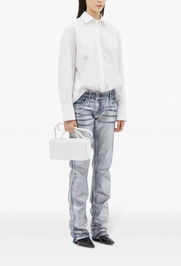 MSGM Straight-Leg Trousers With Finish 2