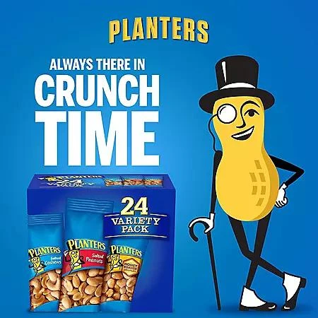 Planters Planters Variety Pack Cashews & Peanuts, 24 pk. 6