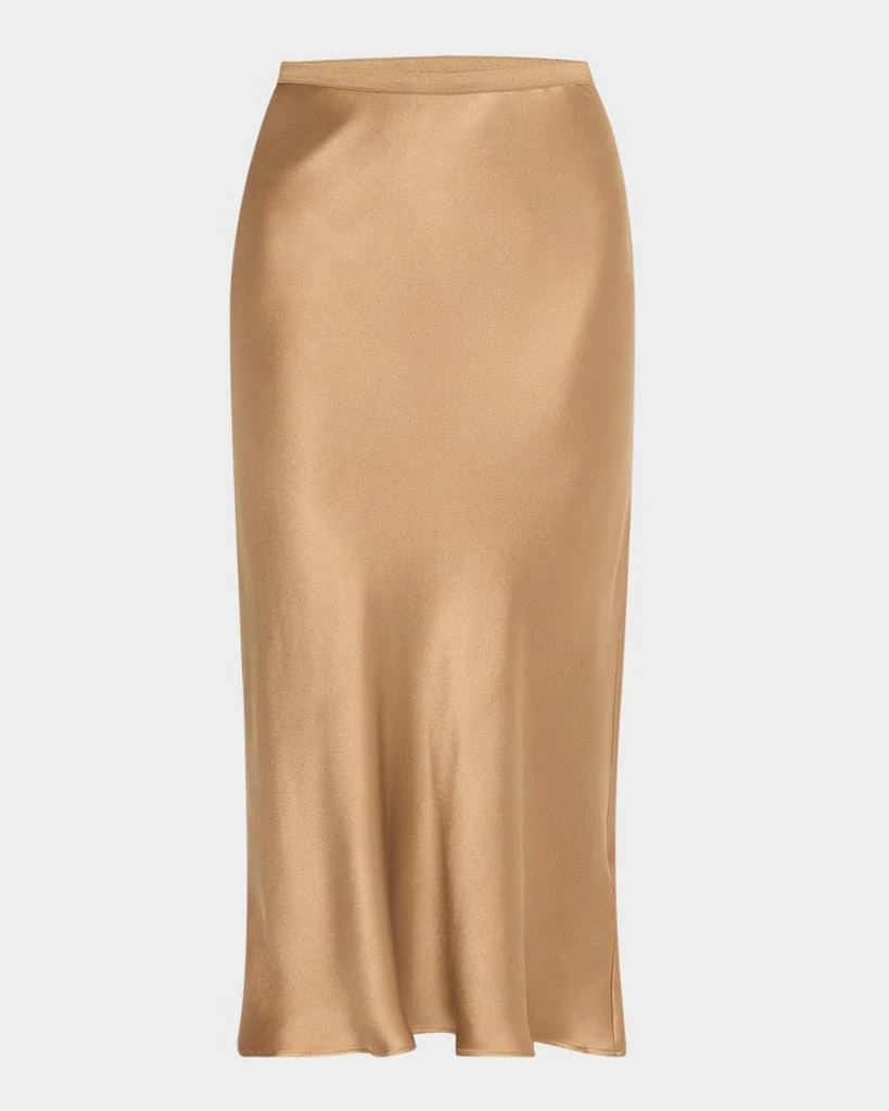 ANINE BING Bar Silk Slip Skirt 1