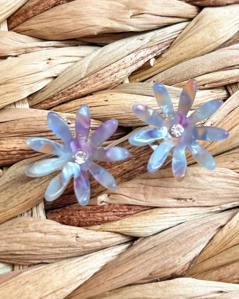 White Label White Label - Women
s Pastel Flower Studs Earrings