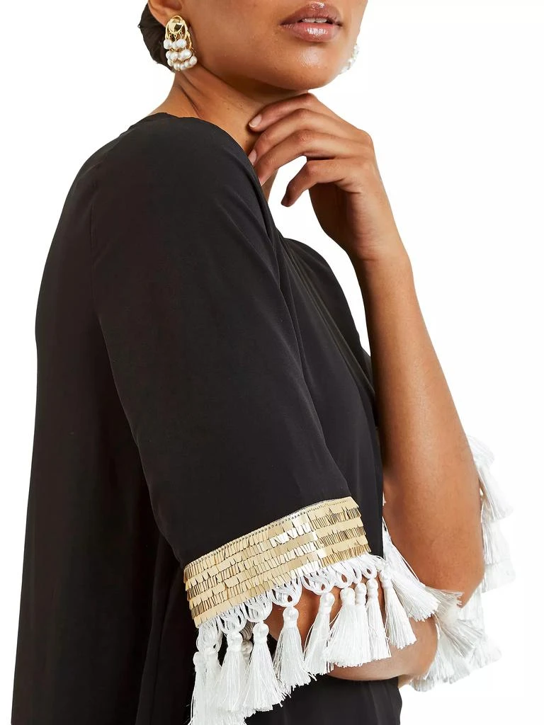 Mestiza New York Shimmy Tassel A-Line Dress 6