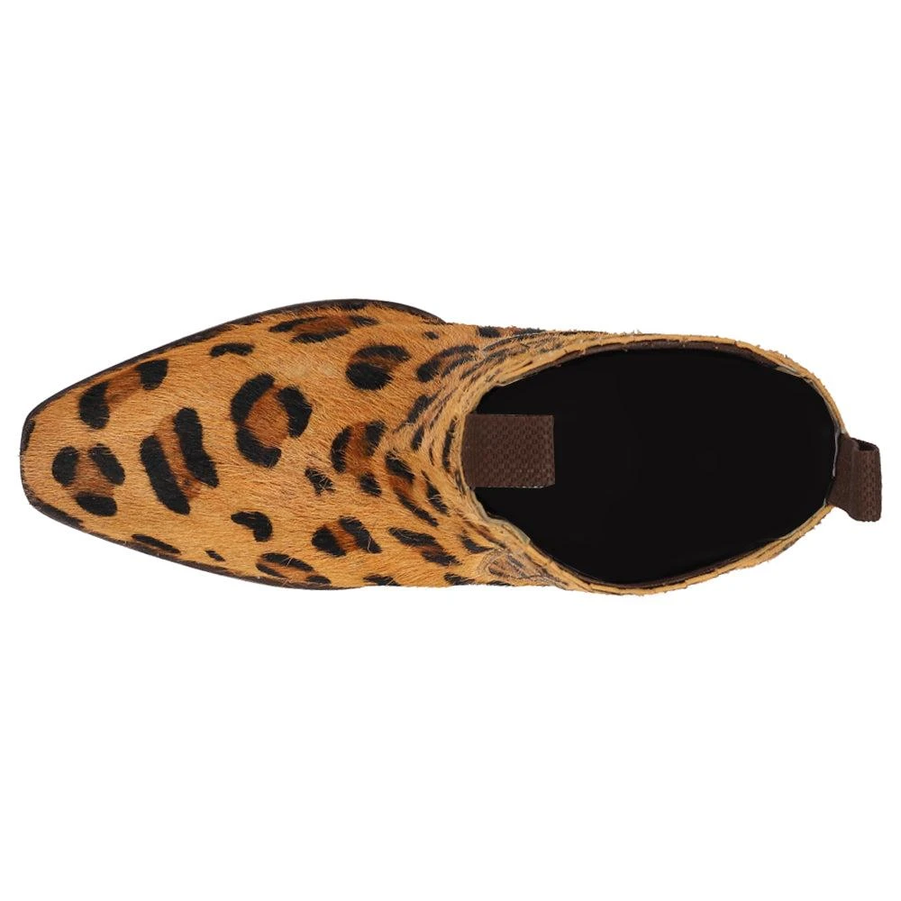 Roper Dustt II Leopard Square Toe Chelsea Booties 4