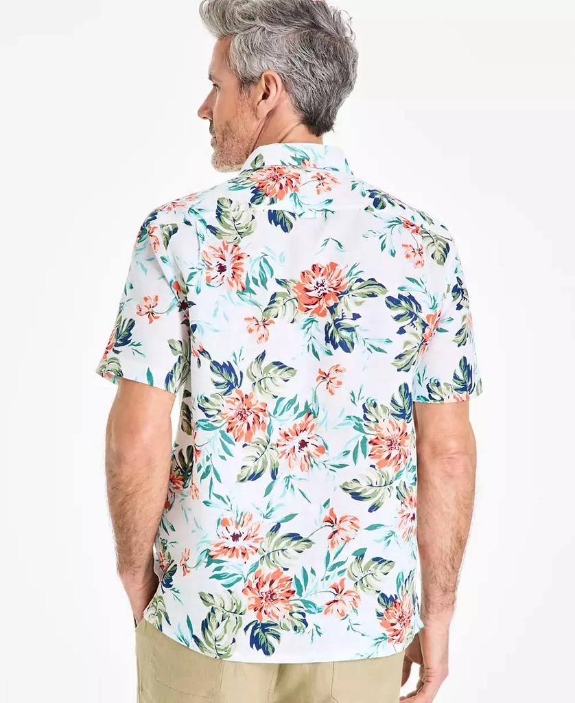 Club Room Men's Rally Floral Linen Short-Sleeve Shirt, Exclusively at Macy's 4