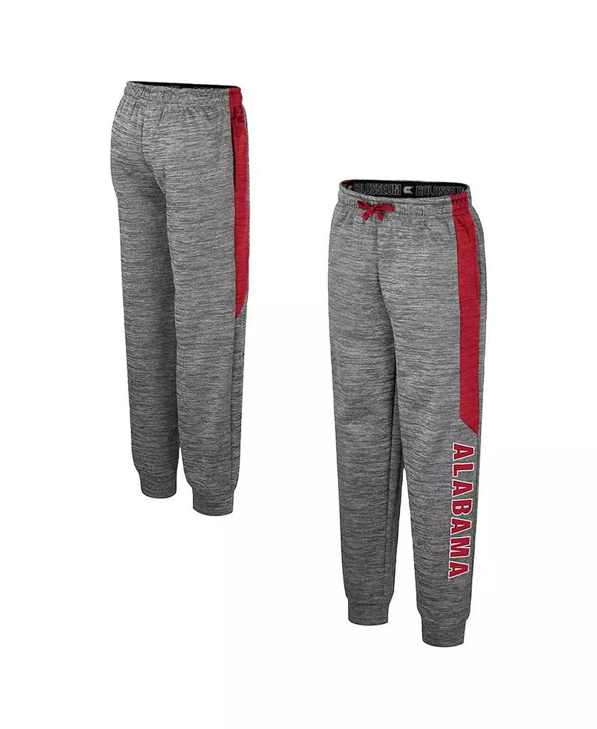 Colosseum Big Boys and Girls Heather Gray Alabama Crimson Tide Fleece Pants
