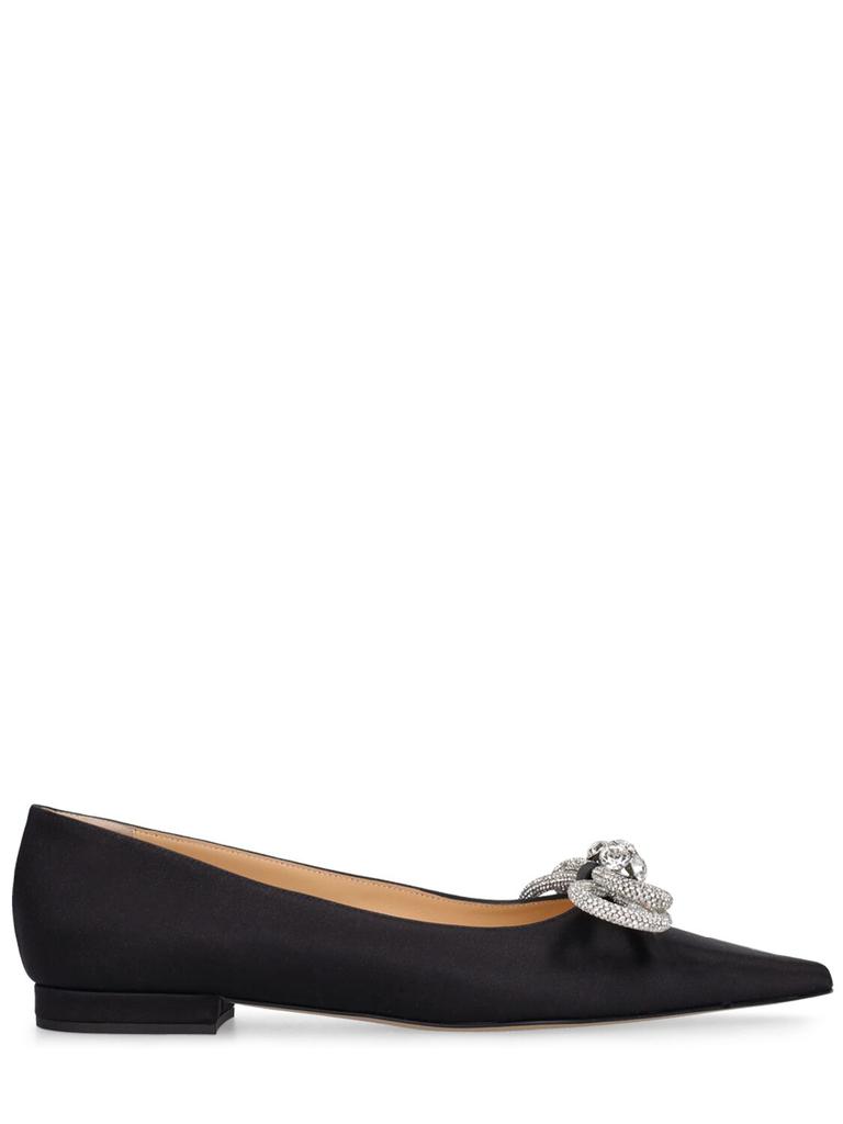 Mach & Mach crystal Net Ballet Flats - Shoes - BeyondStyle