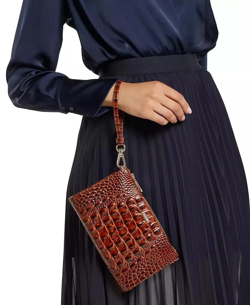 Brahmin Daisy Melbourne Embossed Leather Clutch 5