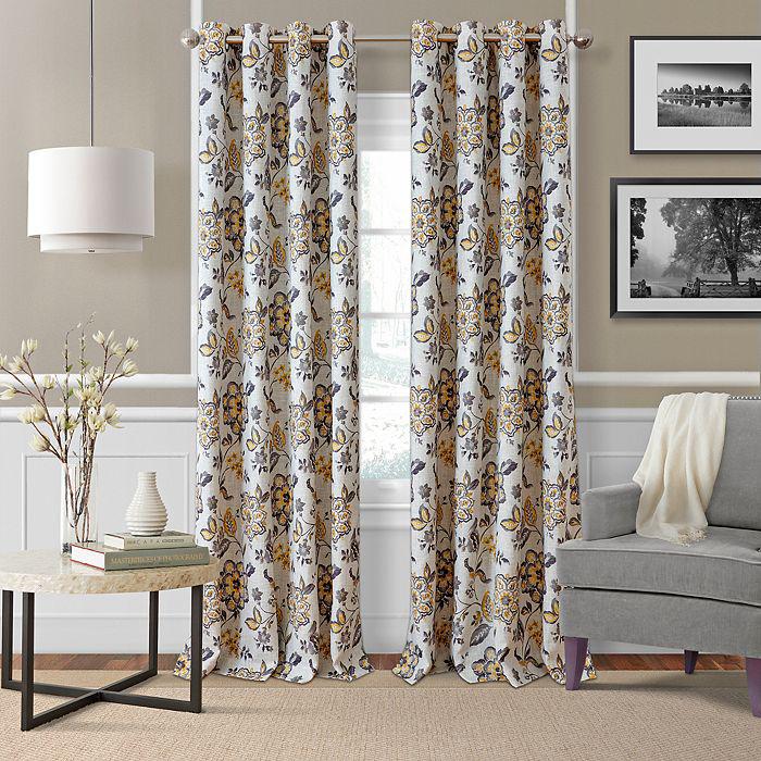 Elrene Home Fashions Sorrento Room Darkening Window Curtain Panel, 52" x 95"