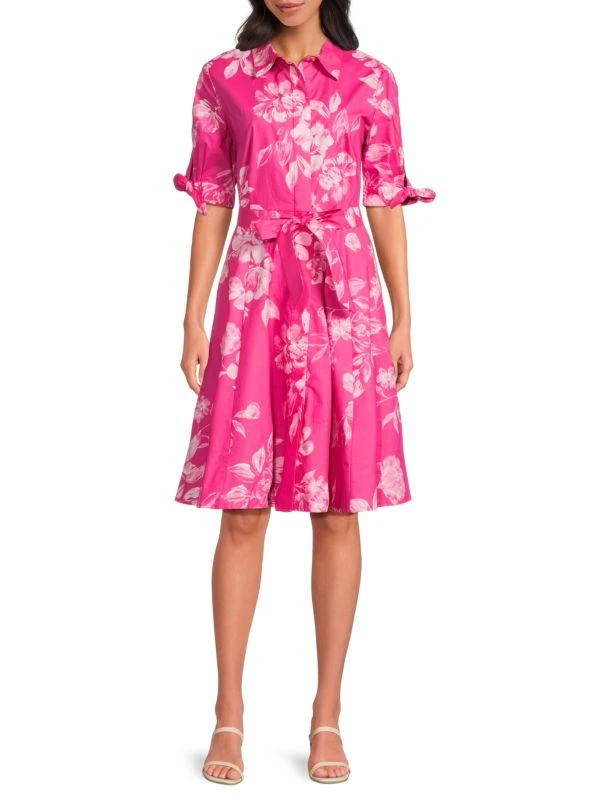 Calvin Klein Floral Cotton Dress 1