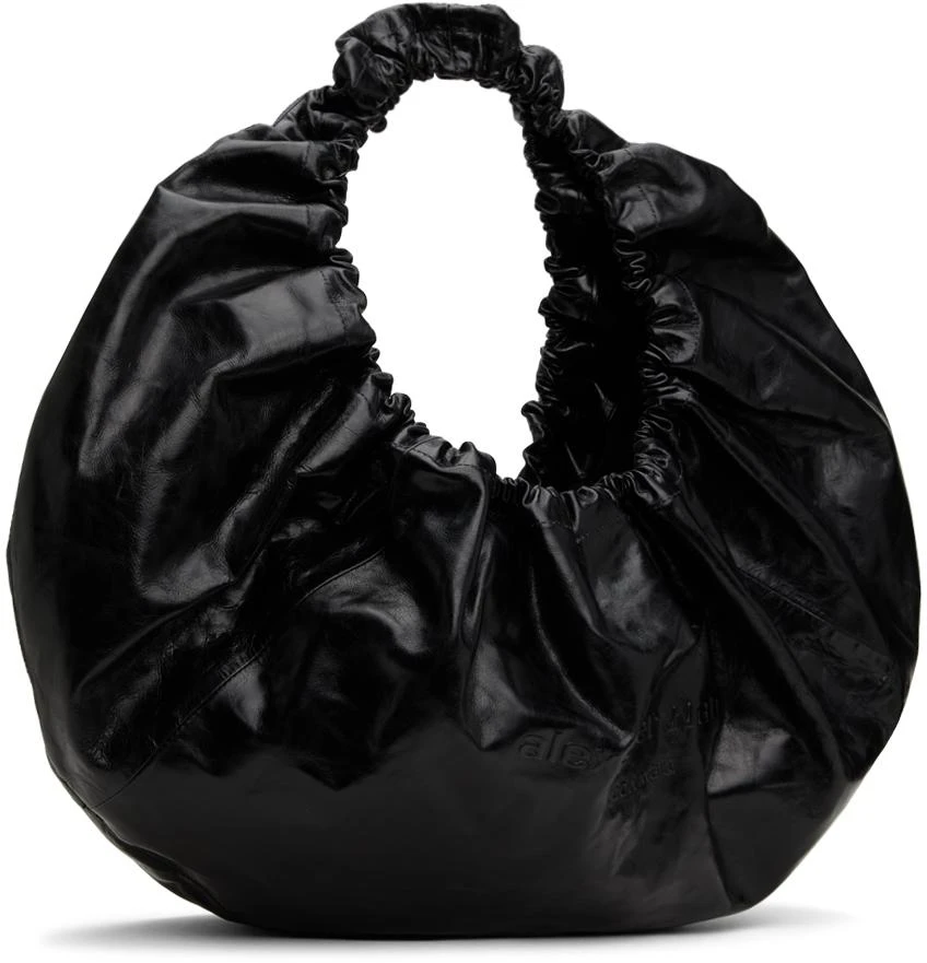 Alexander Wang Black Crescent Large Crackle Bag 2