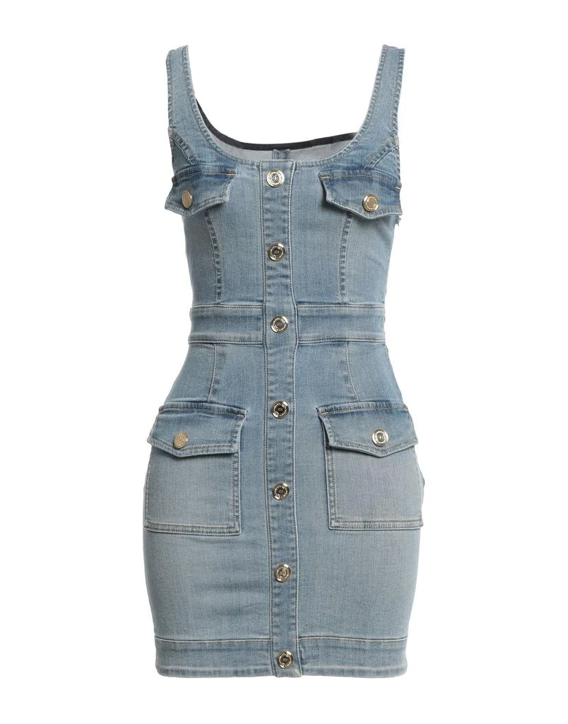 elisabetta franchi denim dress Elisabetta Franchi-Denim Dress Dresses Light Blue-Dresses