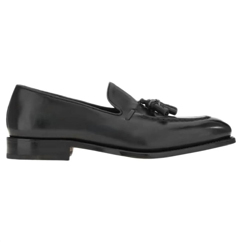 Salvatore Ferragamo Men
s Tassels Loafer In Black 2