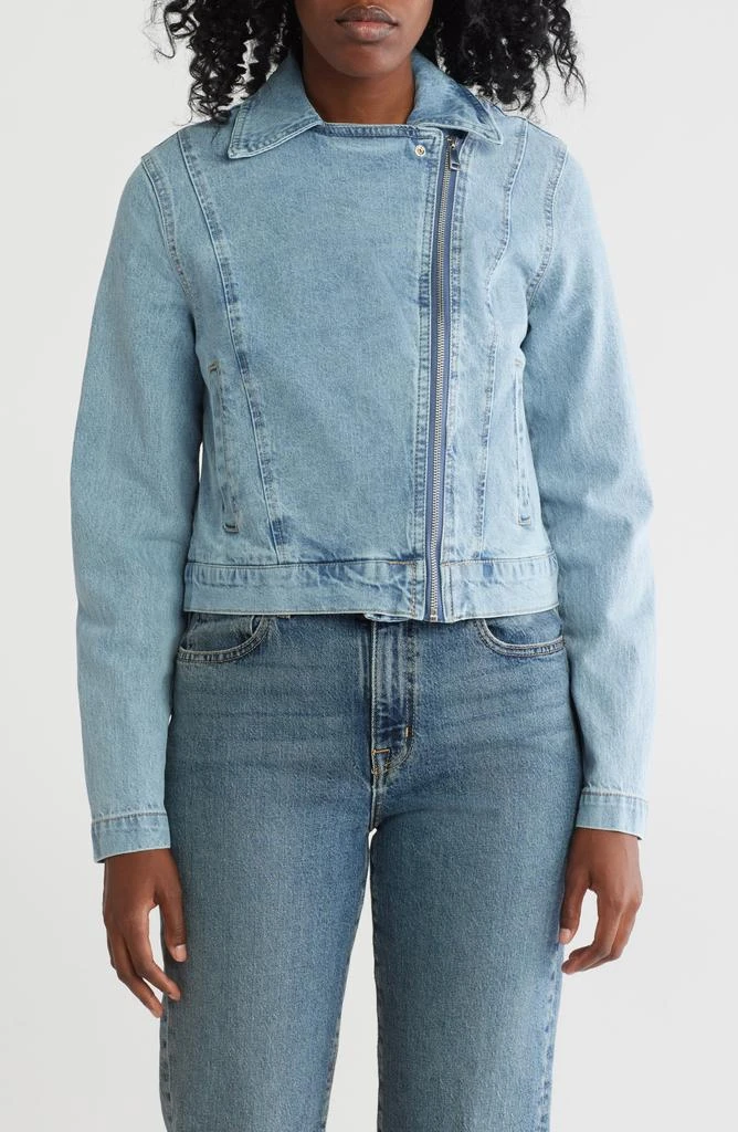 Steve Madden Denim Moto Jacket 1