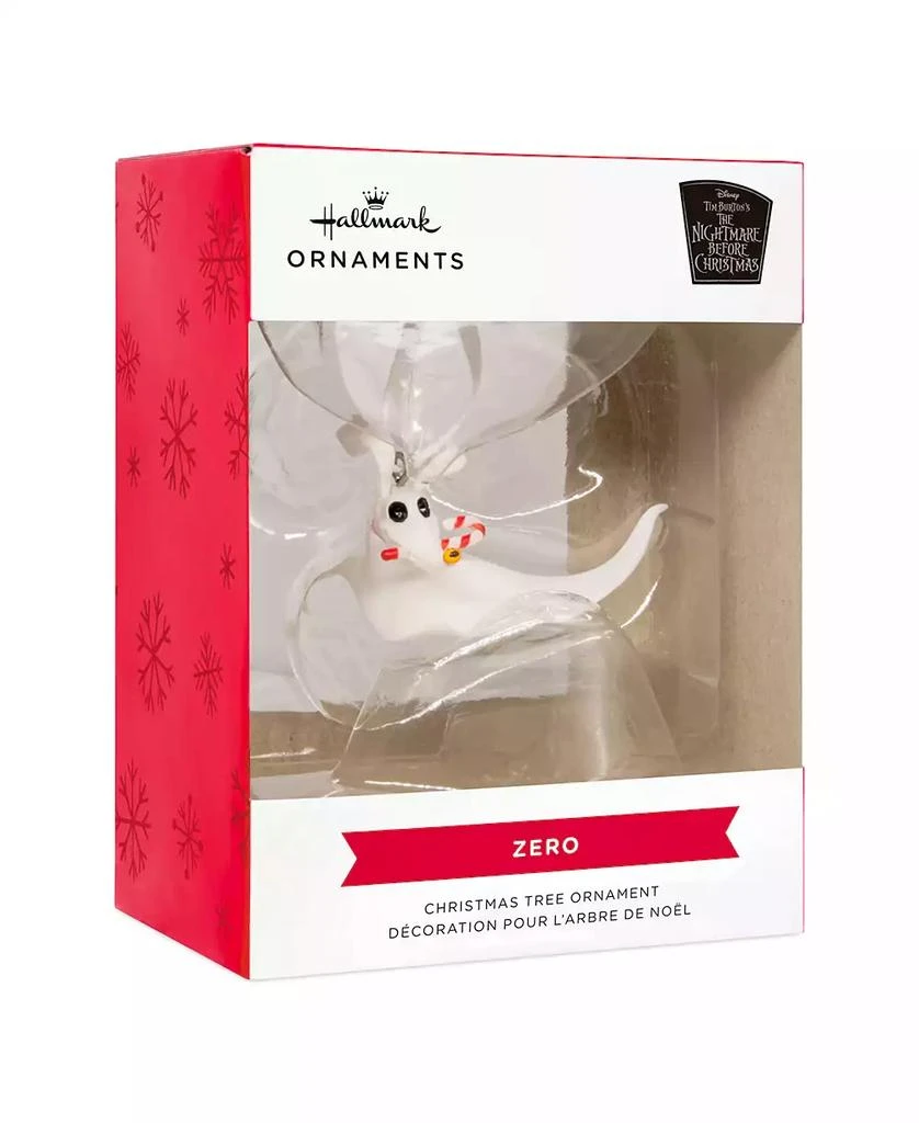 Hallmark Disney The Nightmare Before Christmas Zero with Candy Cane Christmas Tree Ornament 4