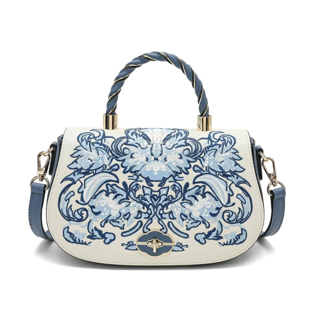 Tiffany & Fred Paris Tiffany & Fred Smooth Sewn Satchel/Shoulder Bag 1