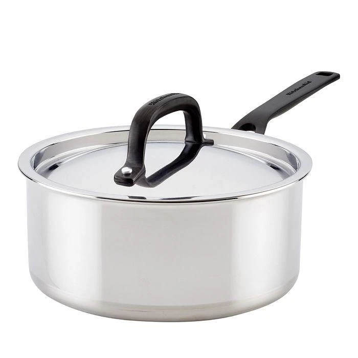KitchenAid 5 Ply Stainless Steel 3 Qt Saucepan and Lid