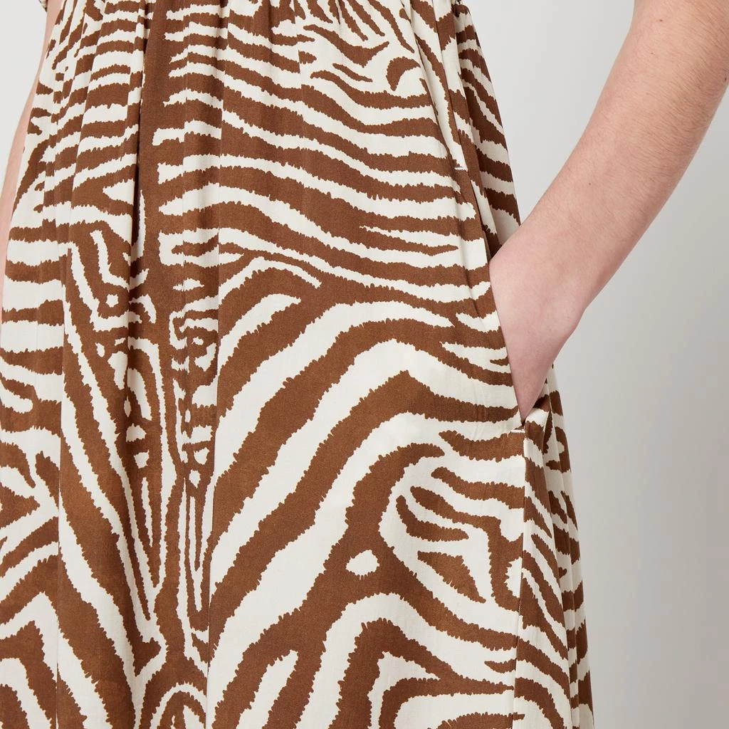 Barbour Barbour X House of Hackney Martello Zebra-Print Lyocell Dress 4