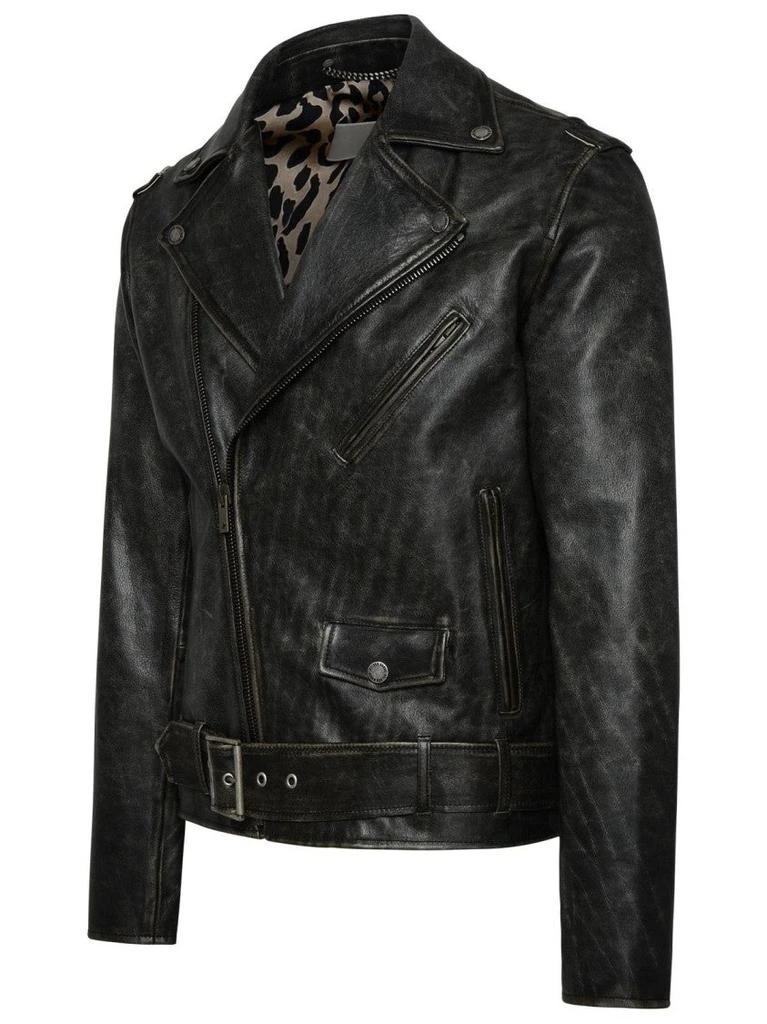 Golden Goose Leather Biker Jacket 2