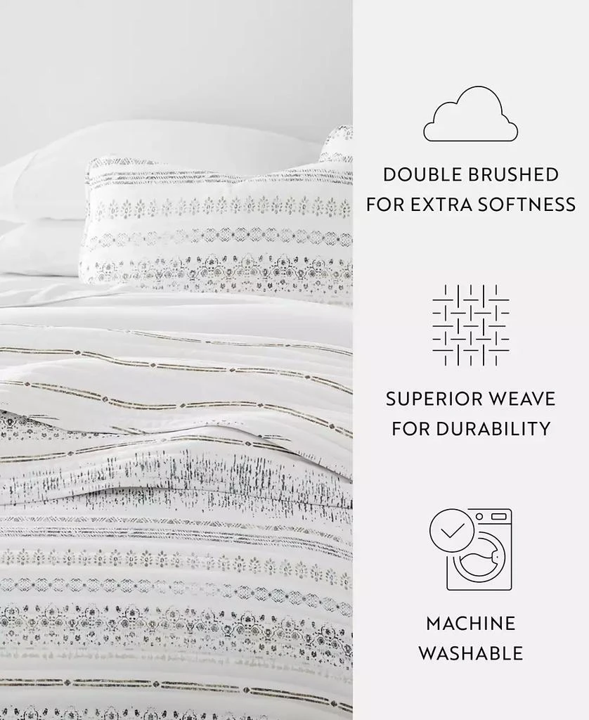 IENJOY HOME Relic Stripe Reversible 2-Pc. Quilt Set 5