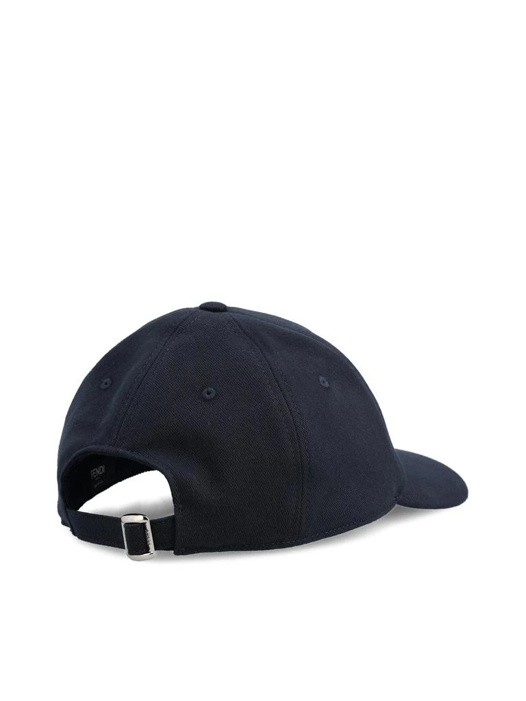 Fendi Fendi Crest Embroidered Baseball Cap 2