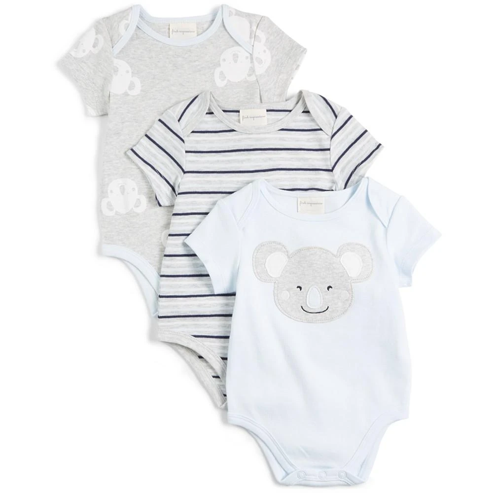 First Impressions Baby Boys Koala Bodysuit, Pack of 3, Created for Macy's 1