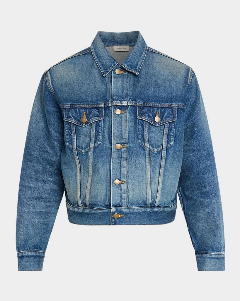 Fear of god Men
s Denim Trucker Jacket