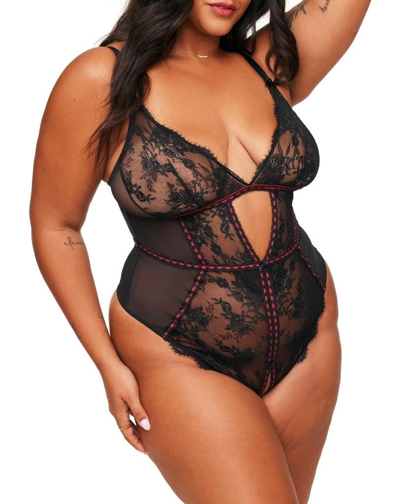 Adore Me Laylia Women's Plus-Size Crotchless Bodysuit Lingerie 1