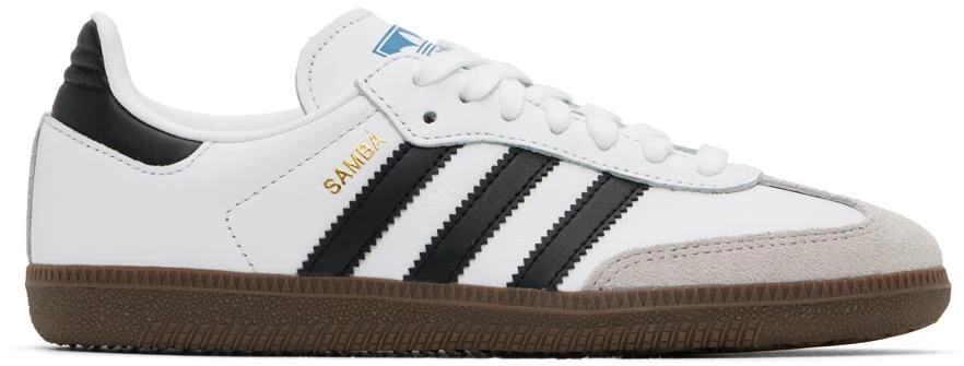 adidas Originals White Samba OG Sneakers 1