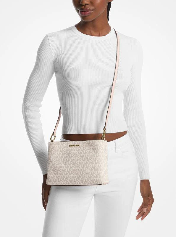Michael Kors Trisha Medium Logo Crossbody Bag 3