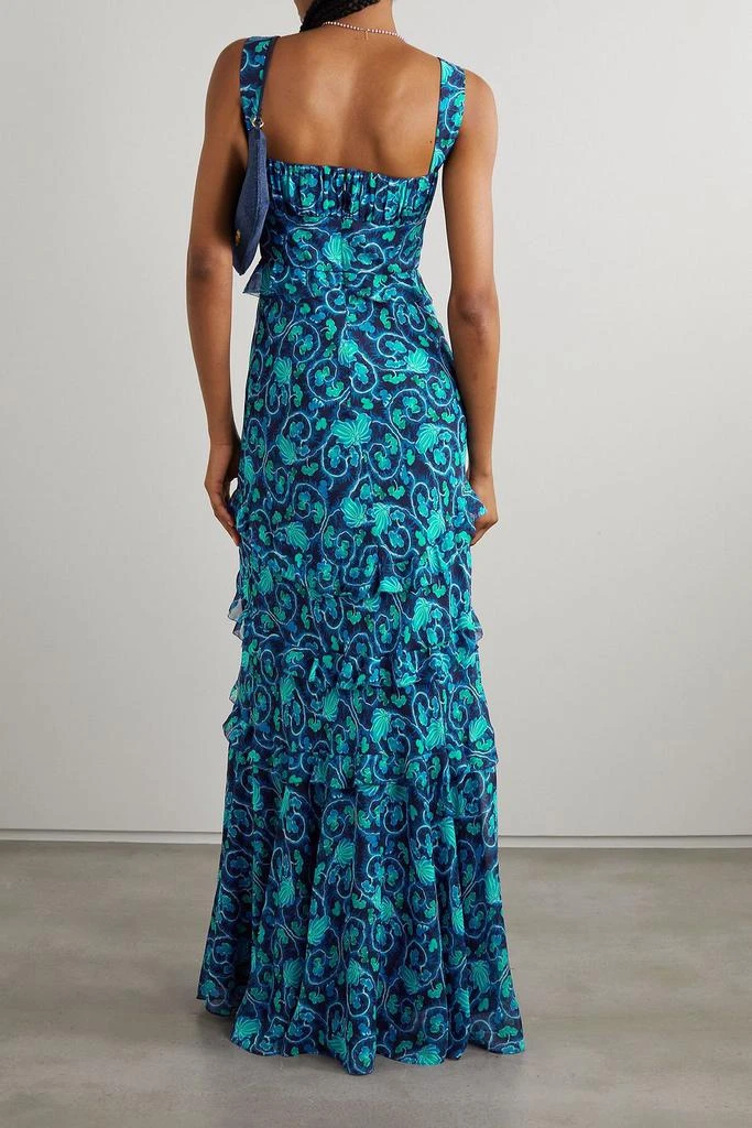 Saloni Chandra floral-print silk maxi dress 3