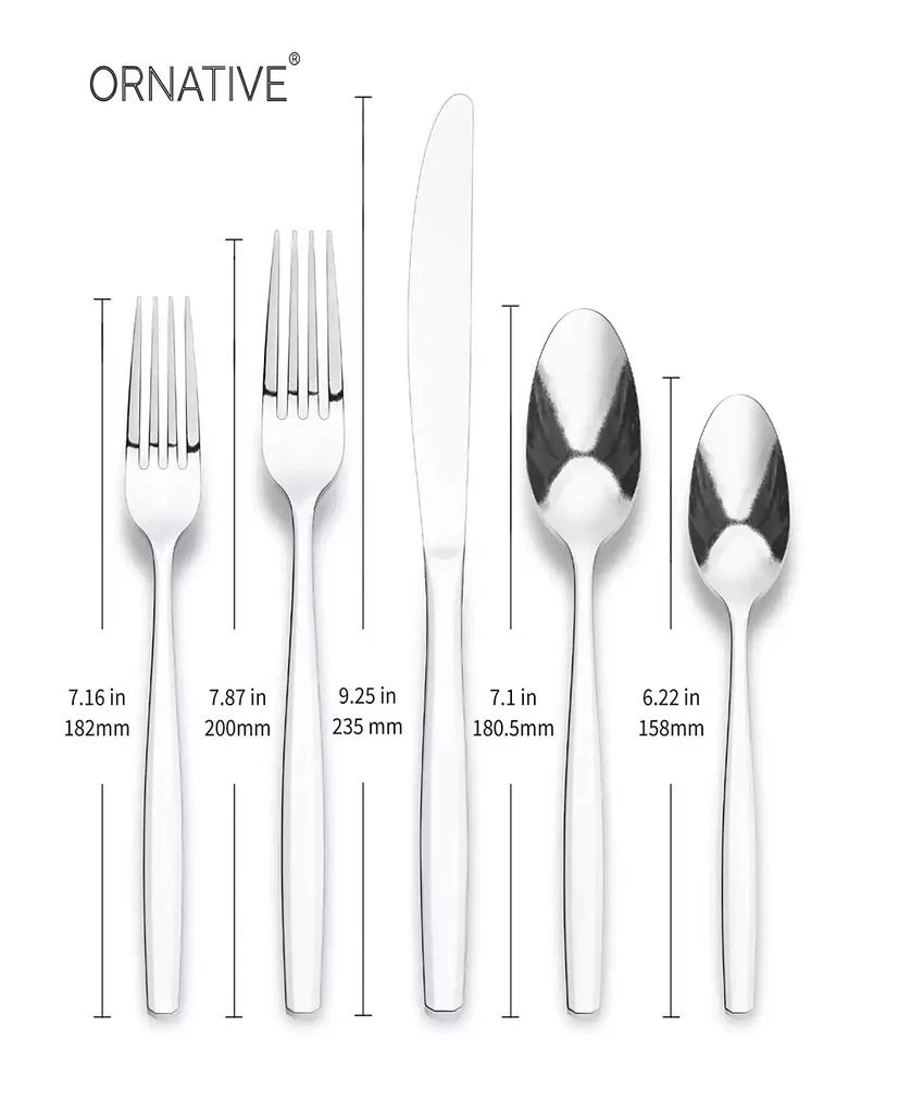 Ornative Amias 20 Piece Flatware Set, Service for 4 2