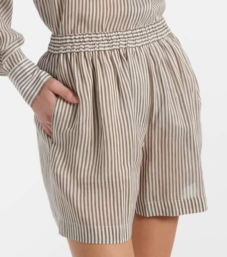Brunello Cucinelli Linen and silk Bermuda short 4