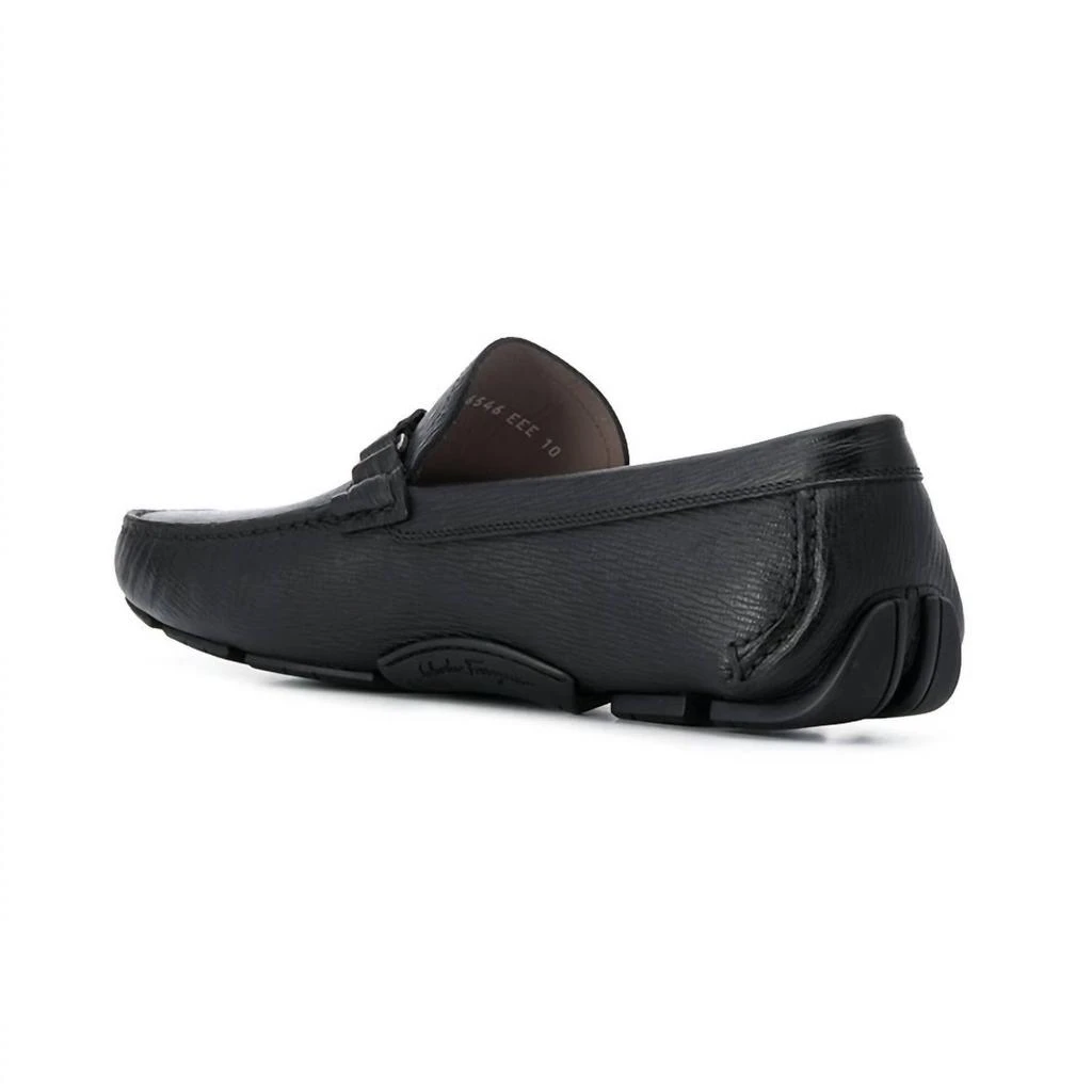 Salvatore Ferragamo Men
s Vara Bit Driver Moccasins In Black 2