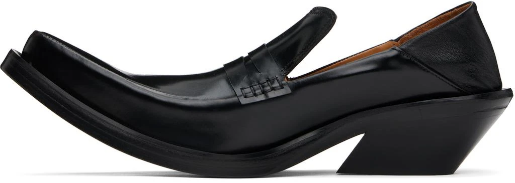 EGONLAB Black Spike Loafers 3