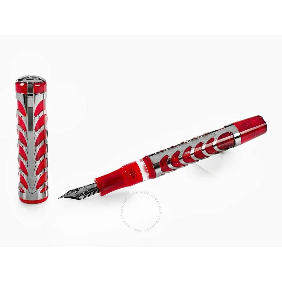 Visconti Skeleton Red Fountain Pen KP43-01-FPAF 3