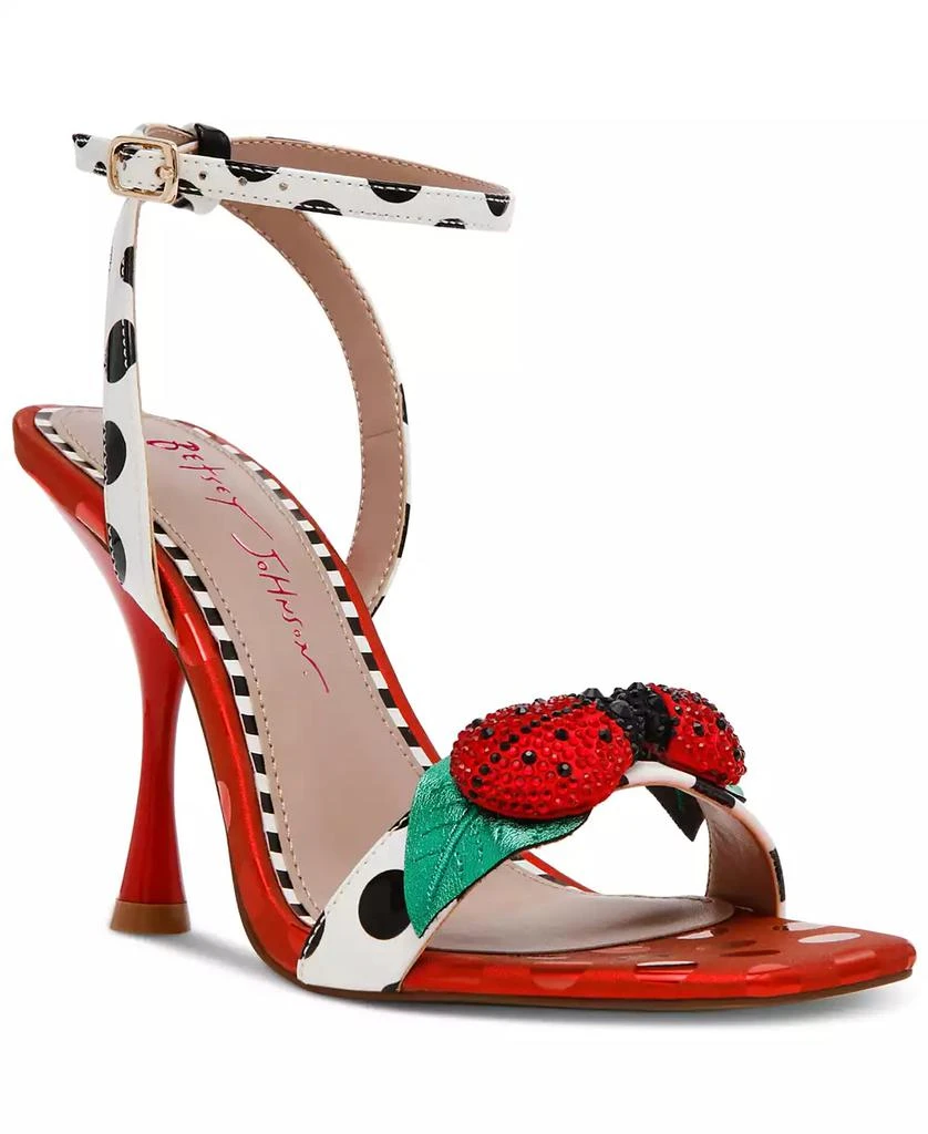 Betsey Johnson Women's Lolla Ladybug High-Heel Dress Sandals 1