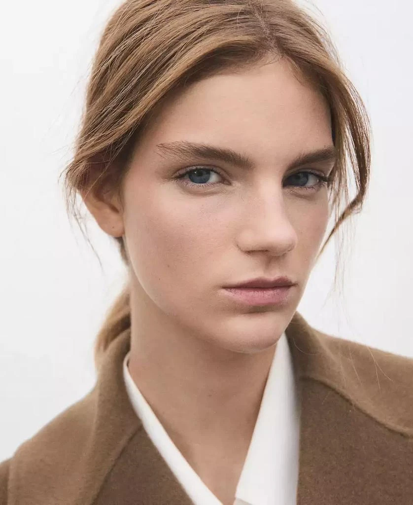 Mango Women
s Belted Handmade Wool Coat 7