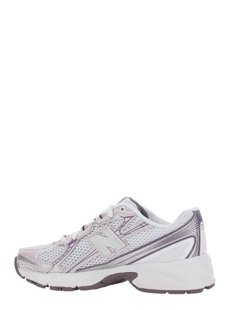 New Balance Pink Low Top Sneakers With Logo Patch On Side And Tongue And Perforated Panels In Tech Fabric Unisex 3