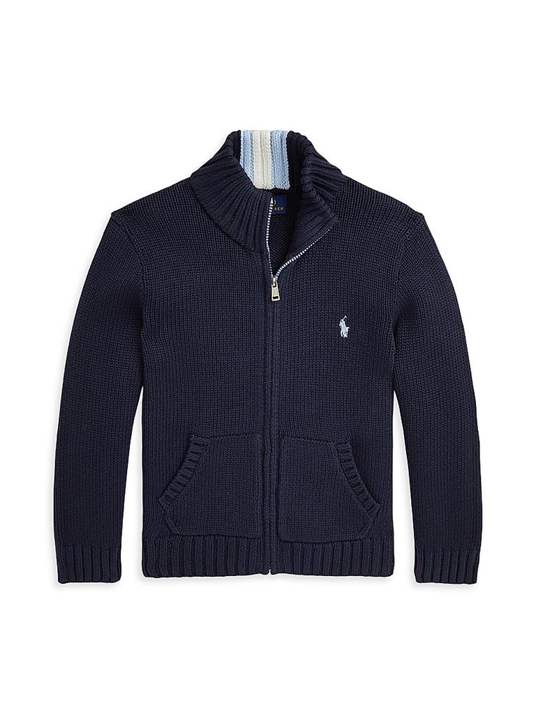 Ralph Lauren Little Boy's & Boy's Knit Zip Sweater