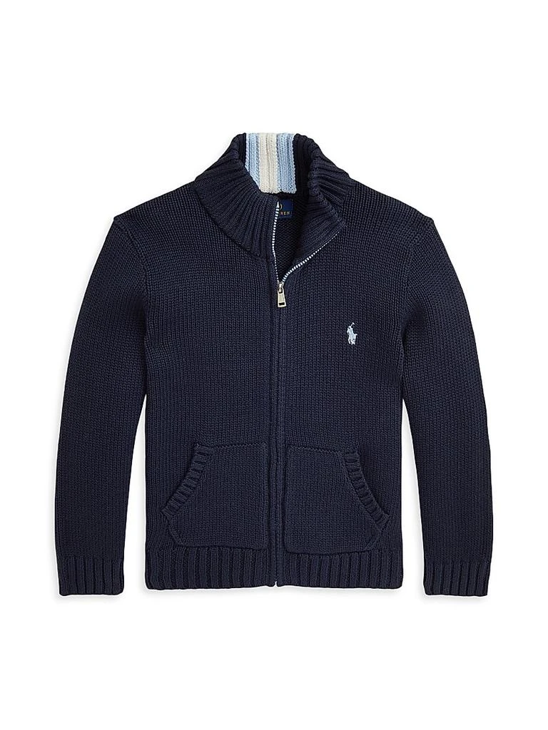 Ralph Lauren Little Boy's & Boy's Knit Zip Sweater 1