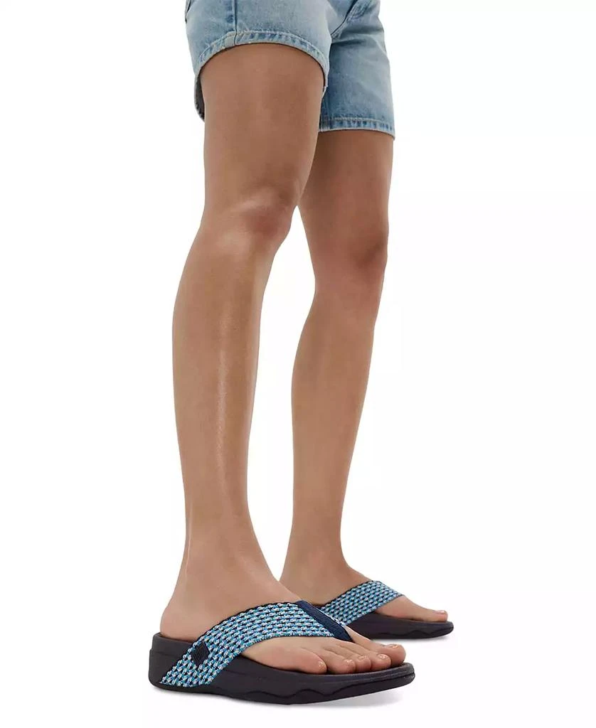 FitFlop Women
s Surfa Multi-Tone Webbing Toe-Post Sandals 5