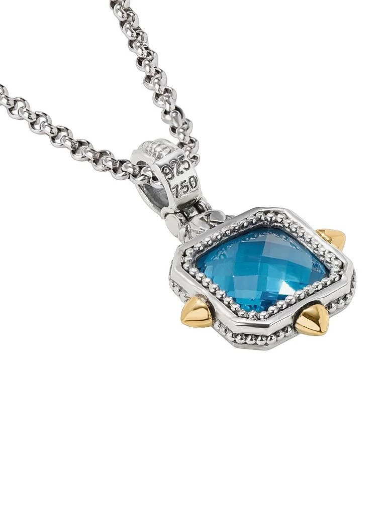 Konstantino Anthos S/G Blue Spinel Pendant 3