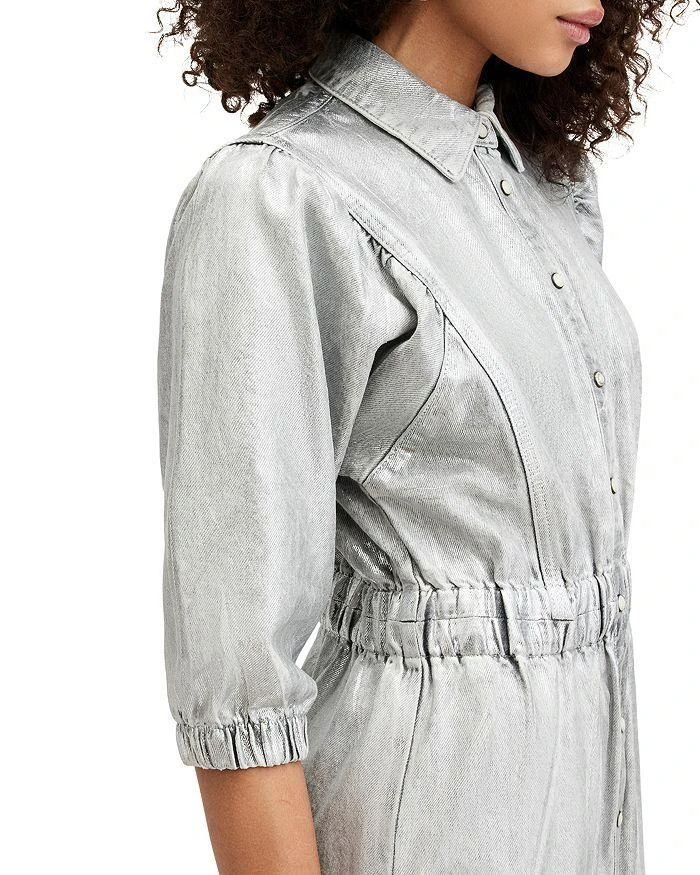 Osa Metallic Denim Shirt Dress  On Sale Now with Up to 51% Off | Discover  Exclusive Deals & Savings at BeyondStyle  Authentic ALL SAINTS dress|women  with Limited-Time Discounts, Free Shipping,