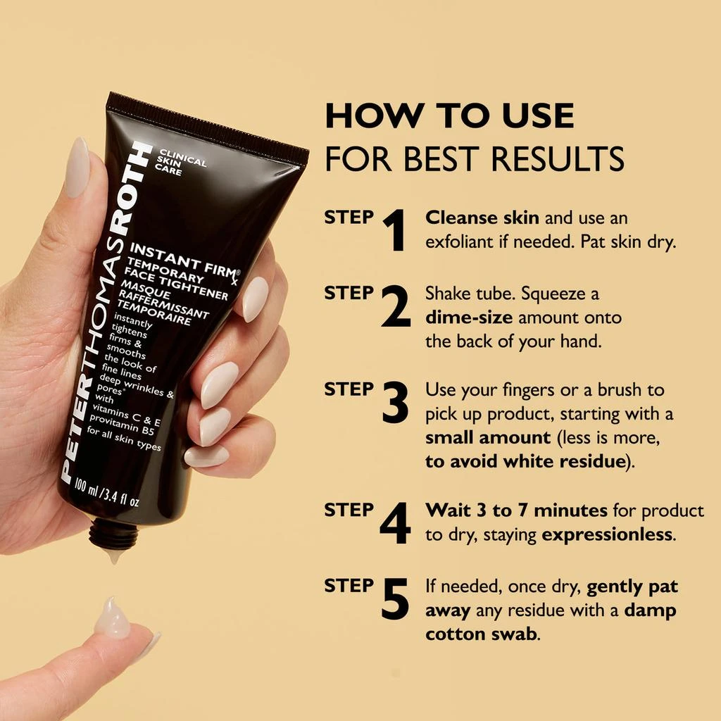 Peter Thomas Roth Instant FIRMx Temporary Face Tightener|100 ml / 3.4 fl oz 5