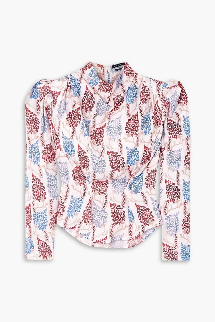 ISABEL MARANT Bayani printed Lyocell blouse 1