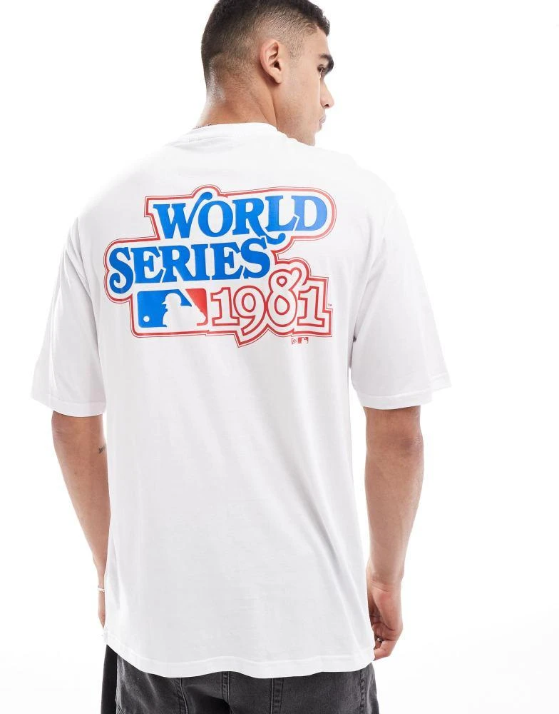 New Era New Era LA Dodgers world series t-shirt in white 1
