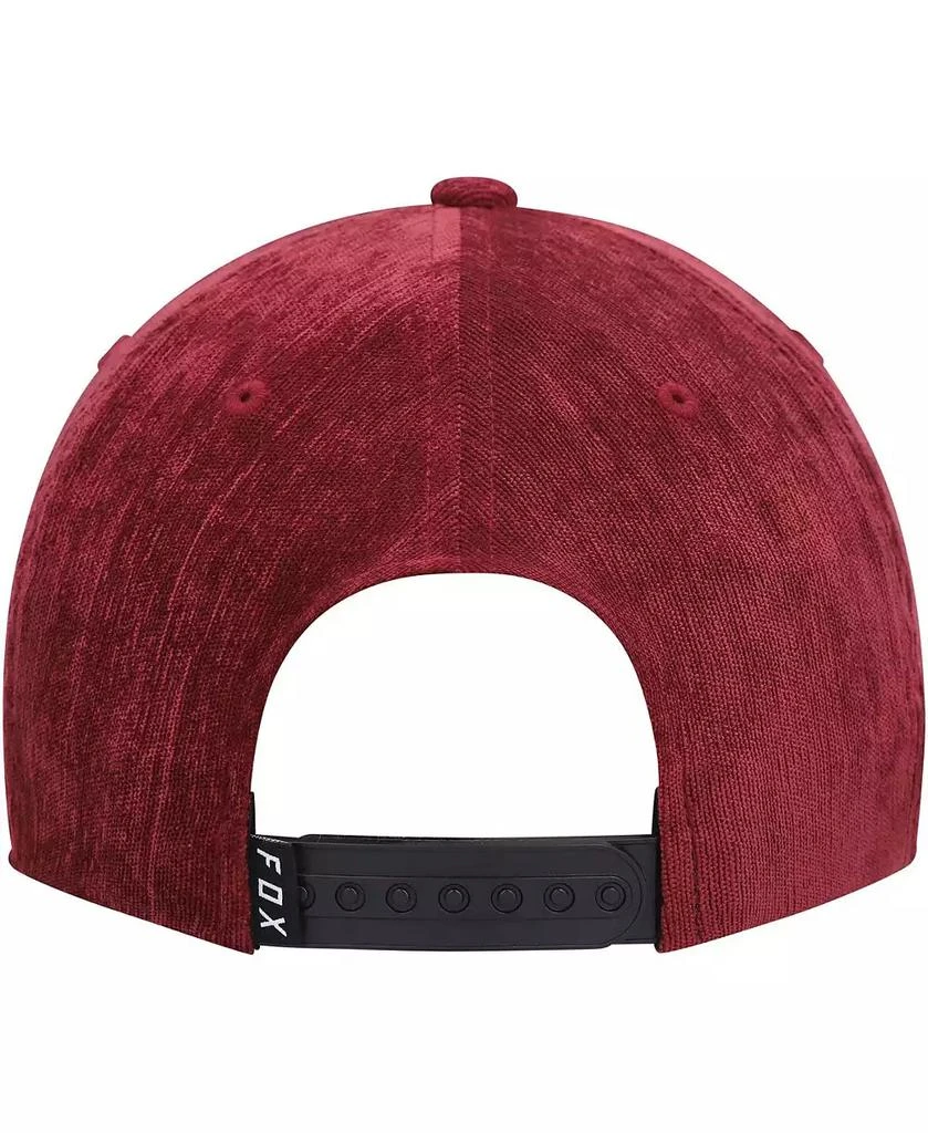 Fox Men
s Maroon Fixated Snapback Hat 4
