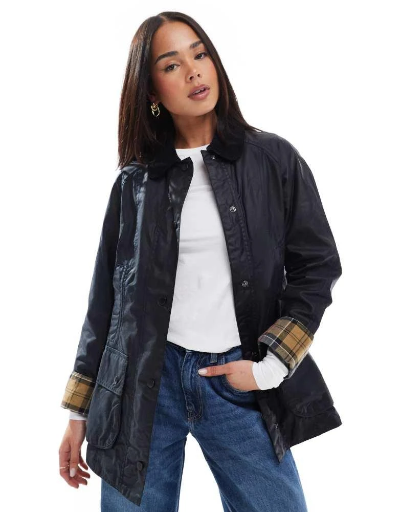 Barbour Barbour Beadnell wax jacket in navy 2