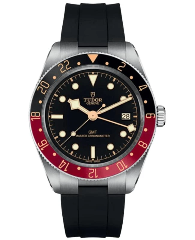 Tudor Tudor Black Bay 58 GMT Automatic Black Dial Rubber Strap Men's Watch M7939G1A0NRU-0002 1