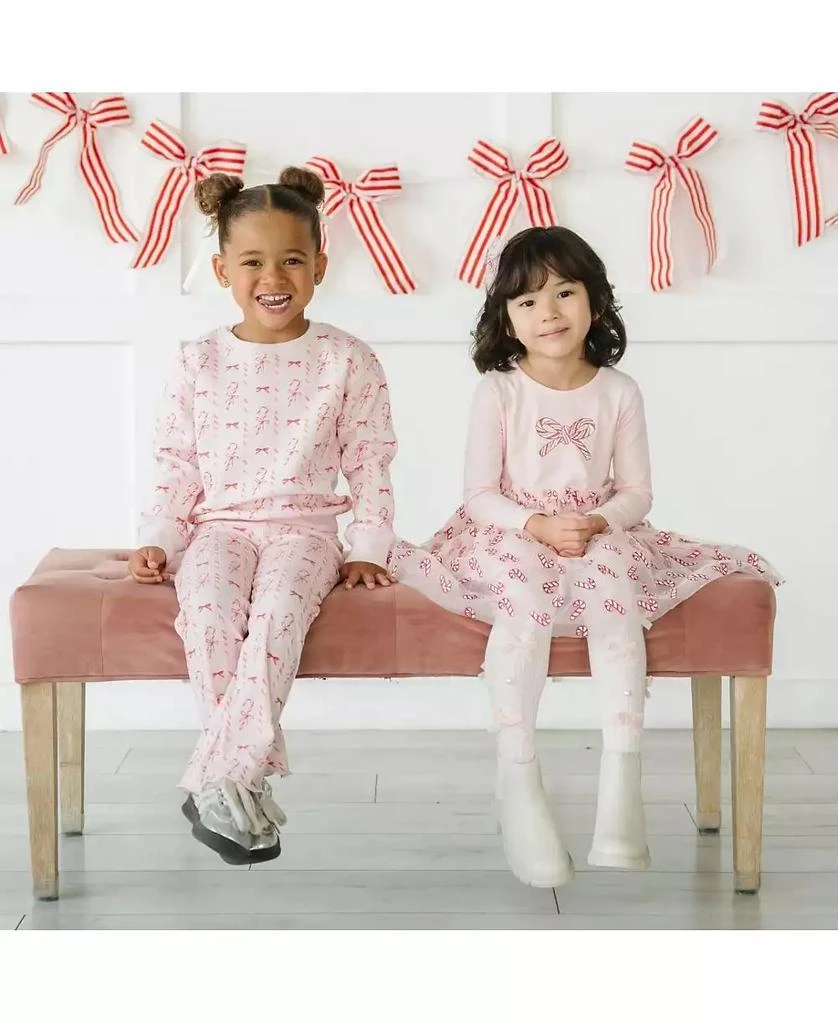 Sweet Wink Toddler Girls Candy Cane Lane Christmas Sweatshirt 2